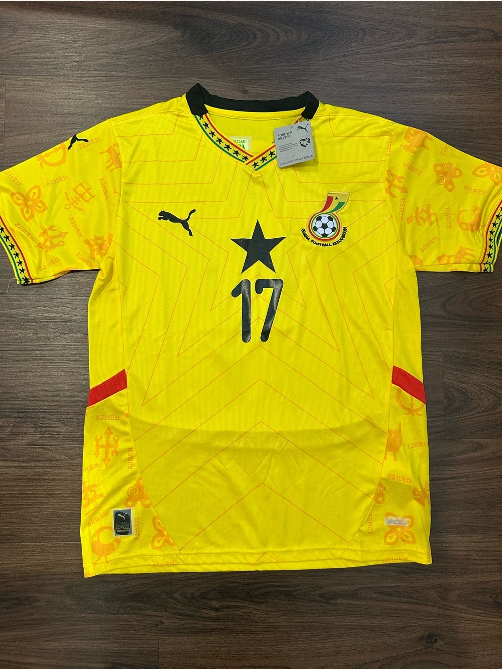Ghana Black Stars National Team Ernest Nuamah Soccer Football Jersey